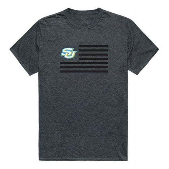 W Republic 531-235-HCH-02 Southern University Flag T-Shirt, Heather Charcoal 2 - Medium