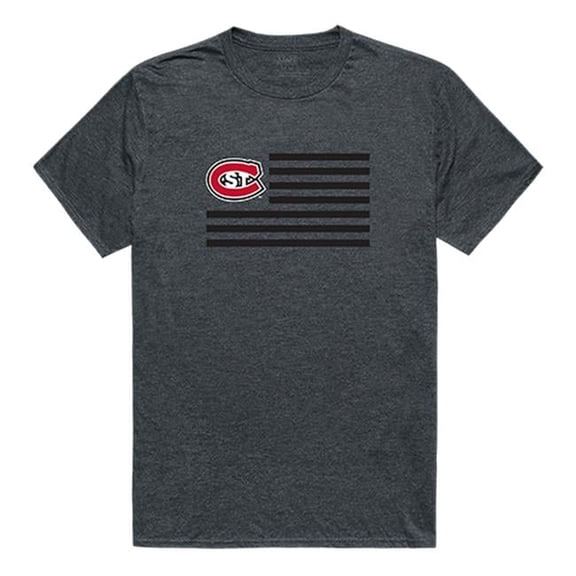 W Republic 531-237-HCH-05 Saint Cloud State University Flag T-Shirt, Heather Charcoal 2 - 2XL