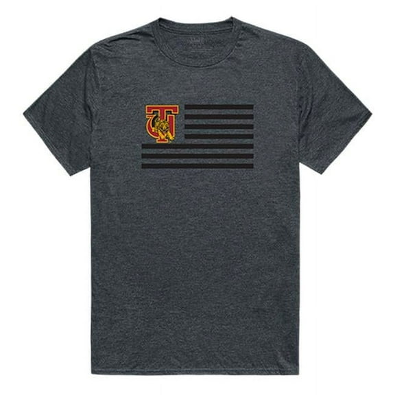 W Republic 531-240-HCH-01 Tuskegee University Flag T-Shirt, Heather Charcoal 2 - Small