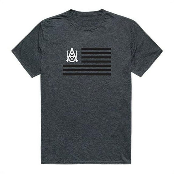 W Republic 531-258-HCH-04 Alabama A&M University Men Flag T-Shirt, Heather Charcoal - Extra Large