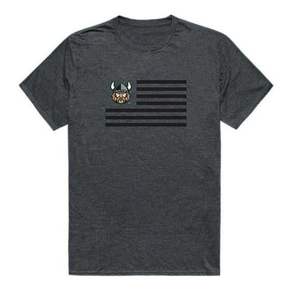 W Republic 531-282-HCH-05 Cleveland State University Men Flag T-Shirt, Heather Charcoal - 2XL