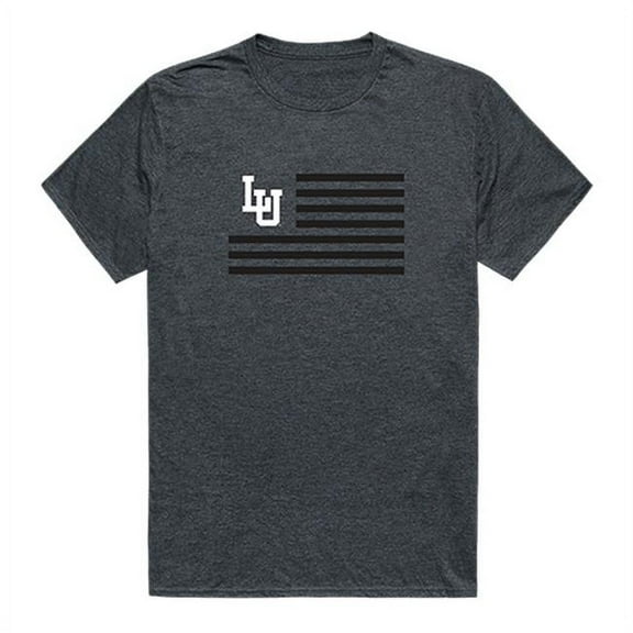 W Republic 531-327-HCH-04 Lehigh University Flag T-Shirt, Heather Charcoal 2 - Extra Large