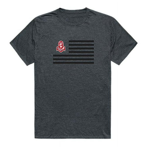 W Republic 531-366-HCH-04 Radford University Flag T-Shirt, Heather Charcoal 2 - Extra Large