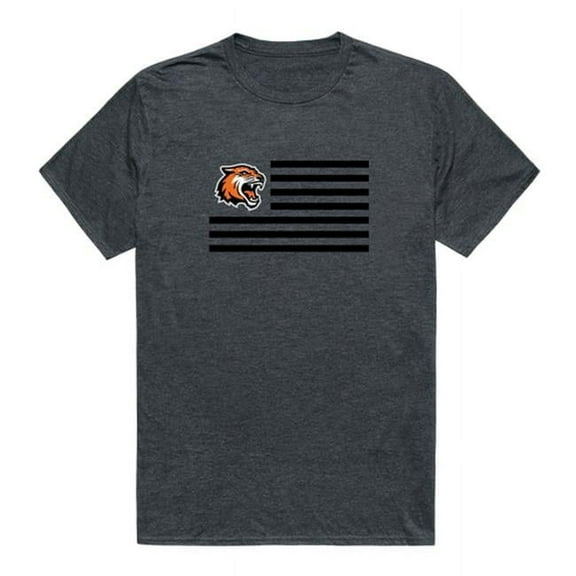 W Republic 531-370-HC2-03 Rochester Institute of Technology Men Flag T-Shirt, Heather Charcoal - Large