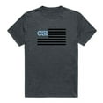 thumbnail image 1 of W Republic 531-676-HCH-02 College of Staten Island Dolphins Flag T-Shirt, Heather Charcoal - Medium, 1 of 1