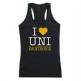 thumbnail image 1 of W Republic 532-143-BLK-03 University of Northern Iowa Love Tank for Women, Black & White - Large, 1 of 1