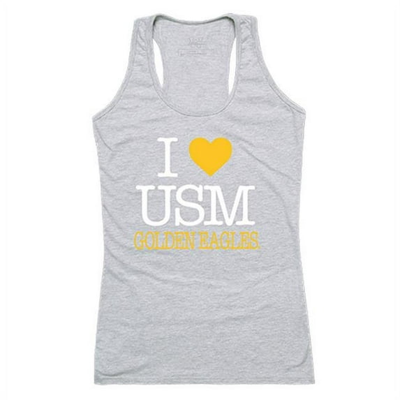 W Republic 532-151-HGY-01 SRN Mississippi Love Tank for Women, Heather Grey - Small