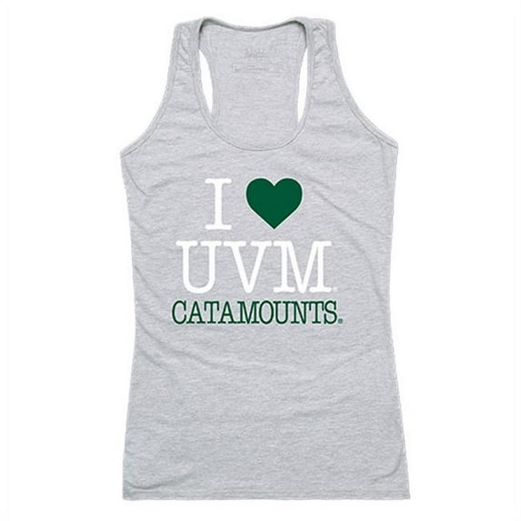 W Republic 532-155-HGY-01 University of Vermont Love Tank for Women, Heather Grey - Small