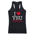 thumbnail image 1 of W Republic 532-159-BLK-01 Youngstown State University Love Tank for Women, Black & White - Small, 1 of 1