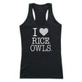 thumbnail image 1 of W Republic 532-172-BLK-03 Rice University Women I Love Tank Top, Black & White - Large, 1 of 1
