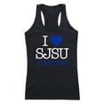 thumbnail image 1 of W Republic 532-173-BLK-05 San Jose State University Women I Love Tank Top, Black & White - 2XL, 1 of 1