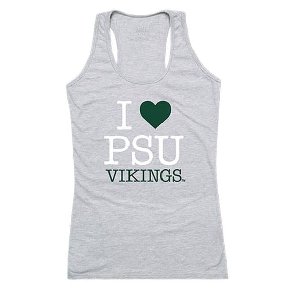 W Republic 532-229-HGY-02 Portland State University Women Love Tank Top, Heather Grey - Medium