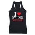 thumbnail image 1 of W Republic 532-288-BLK-04 Davidson College Women Love Tank Top, Black & White - Extra Large, 1 of 1