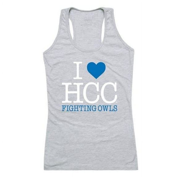 W Republic 532-313-HGY-04 Brown University Women Love Tank Top, Heather Grey - Extra Large