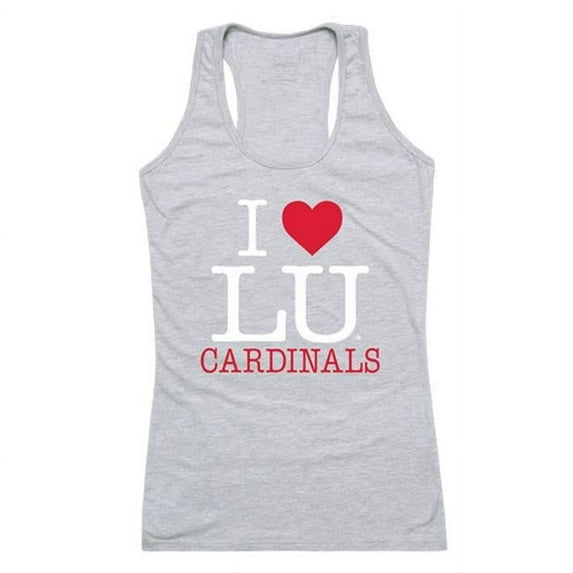 W Republic 532-326-HGY-02 Lamar University Women Love Tank Top, Heather Grey - Medium