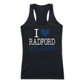thumbnail image 1 of W Republic 532-366-BLK-02 Radford University Women Love Tank Top, Black & White - Medium, 1 of 1