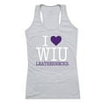 thumbnail image 1 of W Republic 532-405-HGY-02 Western Illinois University Love Tank for Women, Heather Grey - Medium, 1 of 1
