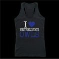 thumbnail image 1 of W Republic 532-407-BK2-03 Westfield State University Owls Women I Love Tank Top, Black - Large, 1 of 1