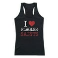 thumbnail image 1 of W Republic 532-466-BLK-01 Flagler College Saints Women I Love Tank Top, Black - Small, 1 of 1