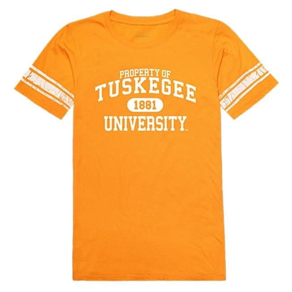 W Republic 533-240-GLD-04 Tuskegee University Women Property T-Shirt, Gold - Extra Large