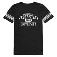 thumbnail image 1 of W Republic 533-251-BLK-02 Weber State University Women Property T-Shirt, Black & White - Medium, 1 of 1