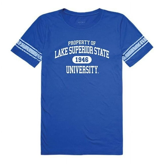 W Republic 533-325-RYL-02 Lake Superior State University Women Property T-Shirt, Royal - Medium