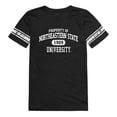 thumbnail image 1 of W Republic 533-426-BLK-01 Northeastern State University Women Property Football T-Shirt, Black & White - Small, 1 of 1