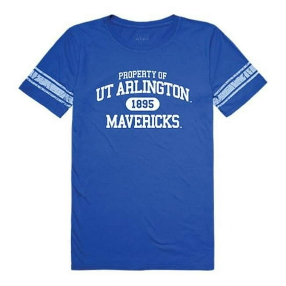 W Republic 533-433-RYL-05 University of Texas at Arlington Women Property Football T-Shirt, Royal - 2XL