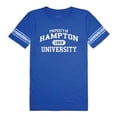 thumbnail image 1 of W Republic 533-489-RYL-02 Hampton University Pirates Women Property Football T-Shirt, Royal - Medium, 1 of 1