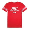 thumbnail image 1 of W Republic 533-555-RED-02 New Jersey Institute of Technology Highlanders Women Property Football T-Shirt, Red - Medium, 1 of 1