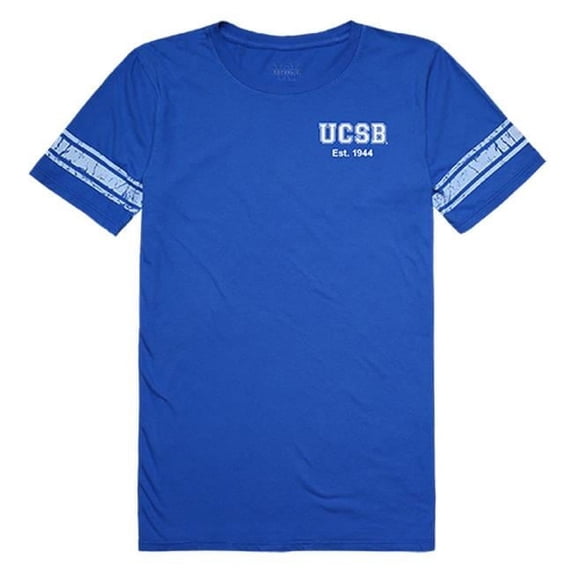 W Republic 534-112-RYL-02 University of California, Santa Barbara Women Practice T-Shirt, Royal - Medium