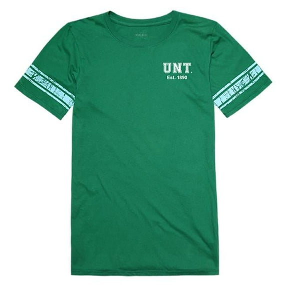 W Republic 534-195-KEL-02 University of North Texas Practice T-Shirt for Women, Kelly - Medium