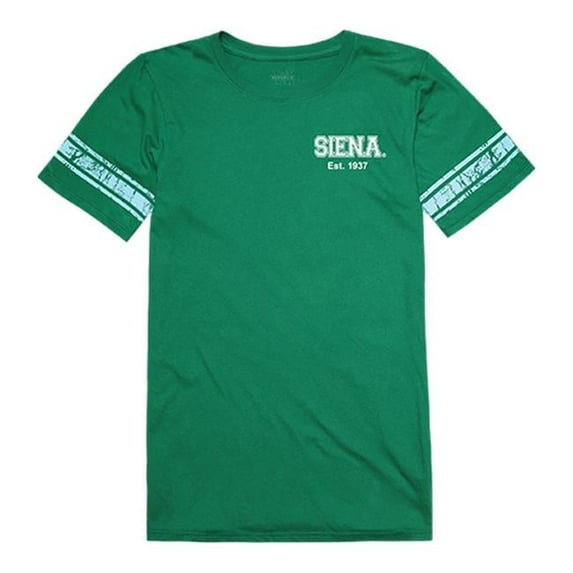 W Republic 534-379-KEL-05 Siena College Practice T-Shirt for Women, Kelly - 2XL
