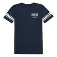 thumbnail image 1 of W Republic 534-417-NVY-05 Xavier University Women Practice Football Short Sleeve T-Shirt, Navy - 2XL, 1 of 1