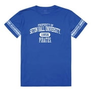 W Republic 535-147-RYL-02 Seton Hall University Men Property T-Shirt, Royal - Medium