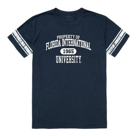 W Republic 535-219-NVY-05 Florida International University Men Property T-Shirt, Navy - 2XL