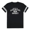 thumbnail image 1 of W Republic 535-282-BLK-01 Cleveland State University Property T-Shirt, Black & White - Small, 1 of 1