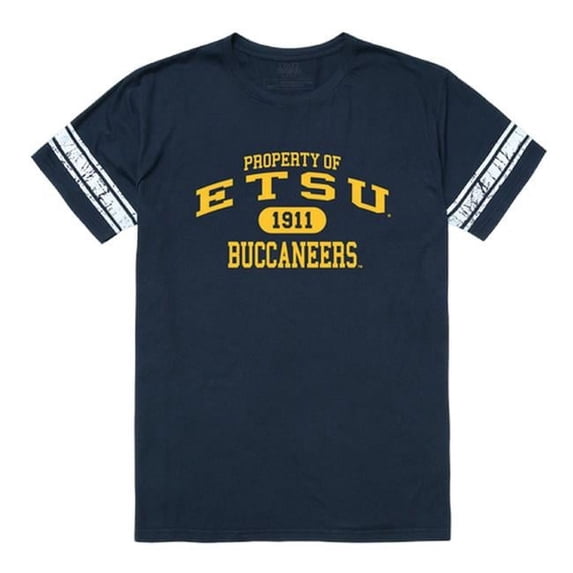 W Republic 535-294-NVY-02 East Tennessee State University Property T-Shirt, Navy - Medium