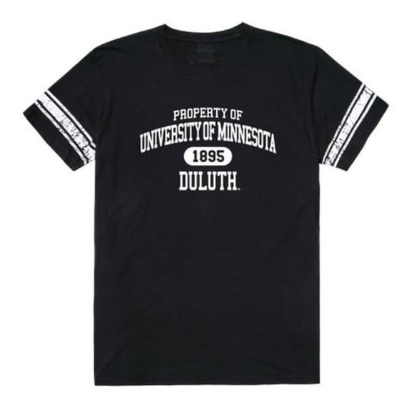W Republic 535-344-BLK-04 University of Maryland Property T-Shirt, Black & White - Extra Large