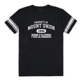 thumbnail image 1 of W Republic 535-348-BLK-05 University of Mount Union Property Football Short Sleeve T-Shirt, Black & White - 2XL, 1 of 1