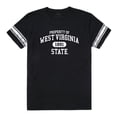 thumbnail image 1 of W Republic 535-404-BLK-03 West Virginia State University Men Property T-Shirt, Black & White - Large, 1 of 1