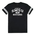 thumbnail image 1 of W Republic 535-674-BLK-05 Southwest Minnesota State University Mustangs Property Football T-Shirt, Black - 2XL, 1 of 1