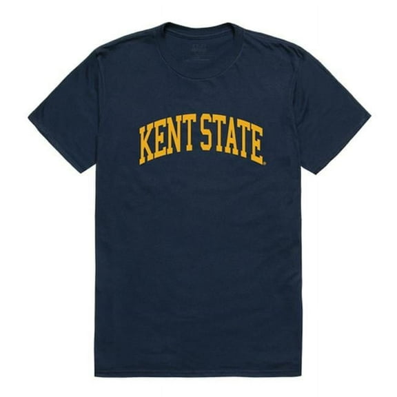 W Republic 537-128-NVY-02 Kent State University College T-Shirt, Navy - Medium