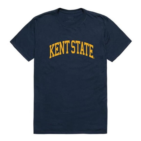 W Republic 537-128-NVY-03 Kent State University College T-Shirt, Navy - Large