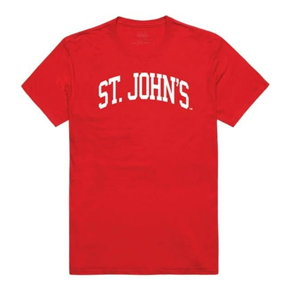 W Republic 537-152-RED-05 St Johns University Men College T-Shirt, Red - 2XL