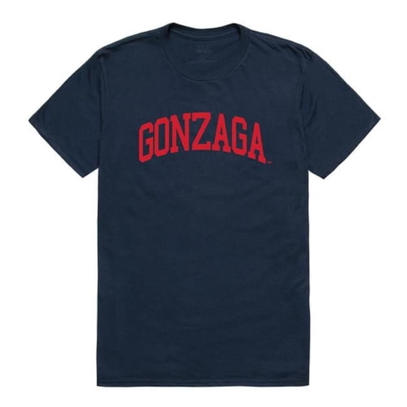 W Republic 537-187-NVY-04 Gonzaga University Men College T-Shirt, Navy - Extra Large