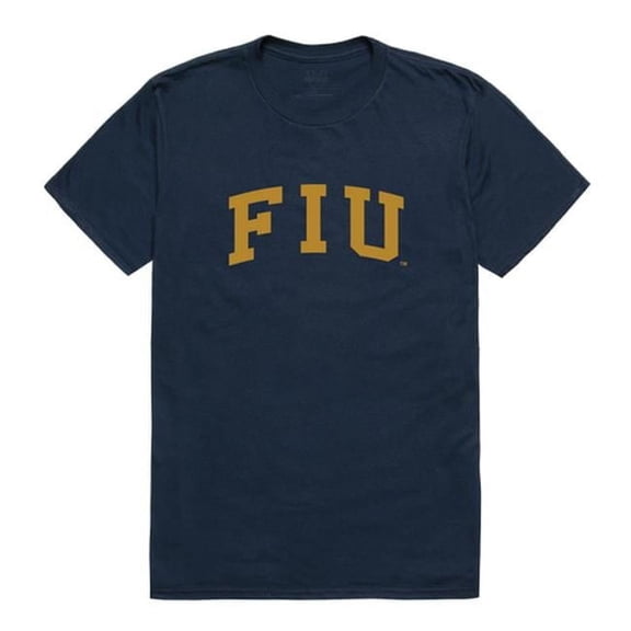 W Republic 537-219-NVY-05 Florida International University Men College T-Shirt, Navy - 2XL