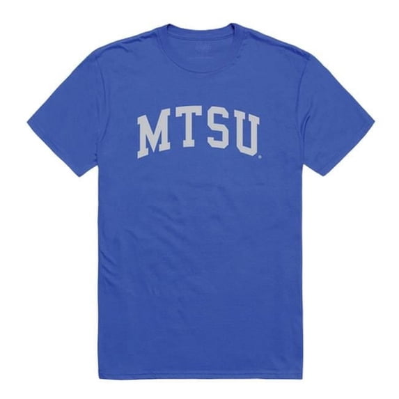 W Republic 537-223-RYL-04 Middle Tennessee State University Men College T-Shirt, Royal - Extra Large