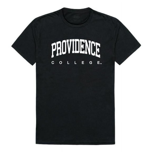 W Republic 537-230-BLK-04 Providence College Men College T-Shirt, Black & White - Extra Large