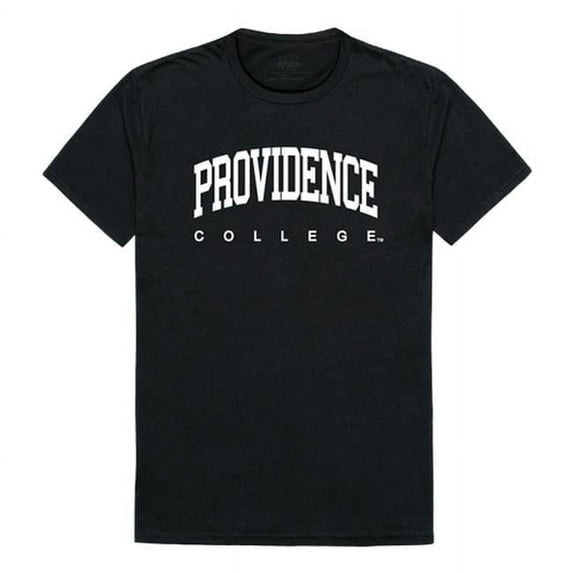 W Republic 537-230-BLK-04 Providence College Men College T-Shirt, Black & White - Extra Large